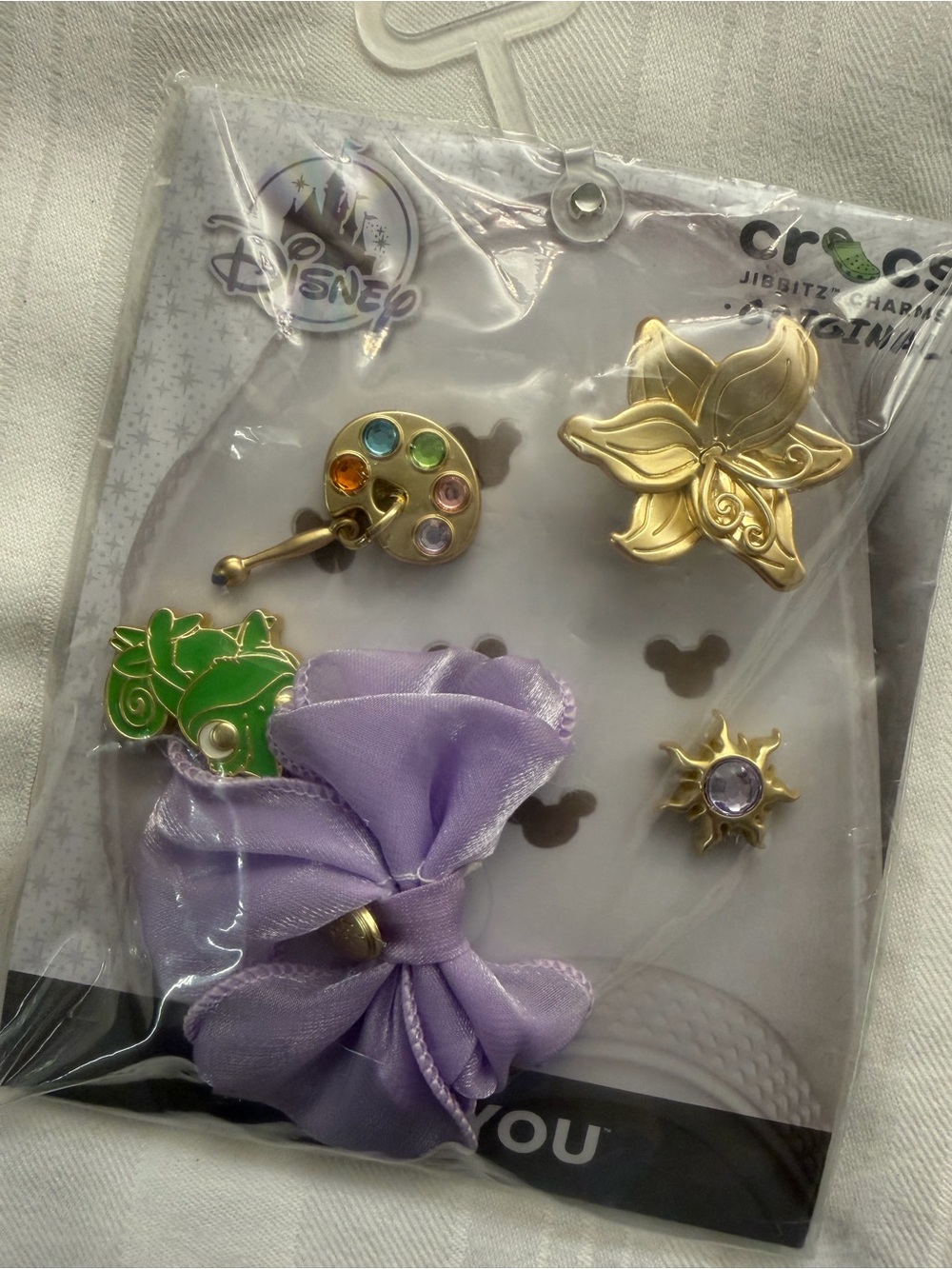 Disney rapunzel croc jibbitz set